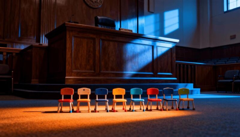 Dieser alleinerziehende Vater kämpfte darum, 5 Geschwister unter 7 Jahren zu adoptieren, bevor sie getrennt wurden – Der Richter brach zusammen, nachdem er erfuhr, warum