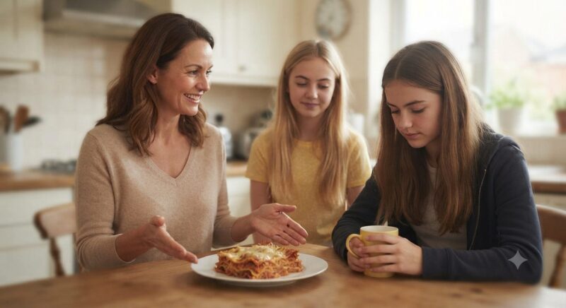 Meine einzige Tochter hat ihre Freundin immer zum Abendessen eingeladen – Ein Jahr später sah mich das Mädchen an und sagte: „Du hast keine Ahnung, was wir vor dir versteckt haben“