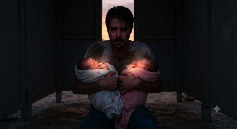 Ich habe Zwillingsbabys adoptiert, die ich in Handtücher gewickelt in einer Strandkabine gefunden hatte – An ihrem 18. Geburtstag gaben sie mir dieselben Handtücher und flüsterten: „Papa... wir sind dir die Wahrheit schuldig“
