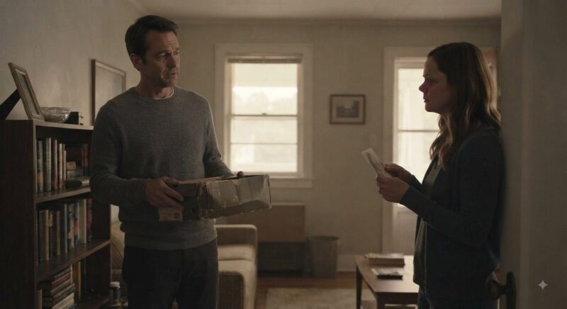 Alle fürchteten ihn. Ich öffnete die Tür – und in seiner Hand lag ein Brief von meiner verstorbenen Mutter