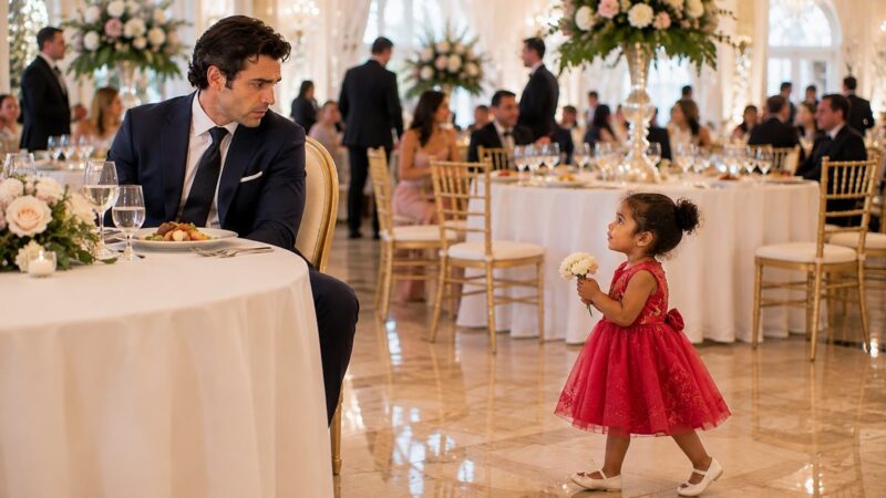 „Meine Ex-Schwiegermutter verspottete mich auf einer Hochzeit: ‚Niemand wollte die Reste von meinem Sohn.‘ Doch dann sagte meine vierjährige Tochter einen einzigen Satz – und ihr fiel das Glas aus der Hand.“