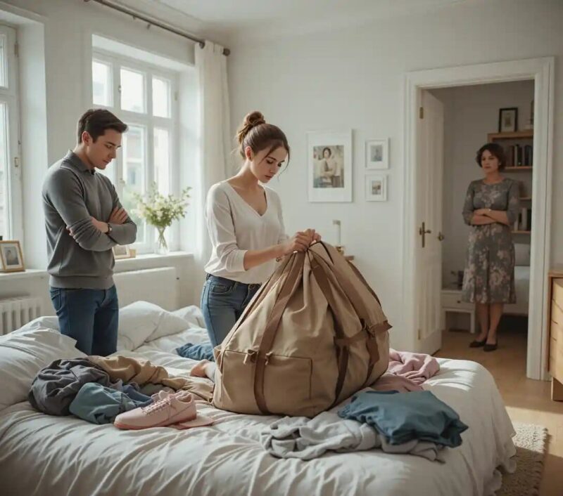 „MEIN MANN BEFAHL MIR: ‚PACK DEINE SACHEN UND VERSCHWINDE!‘ SEINE MUTTER STAND HINTER IHM UND LACHTE HÄMISCH… DOCH NACH MEINER ANTWORT VERSCHLUG ES BEIDEN DIE SPRACHE…“