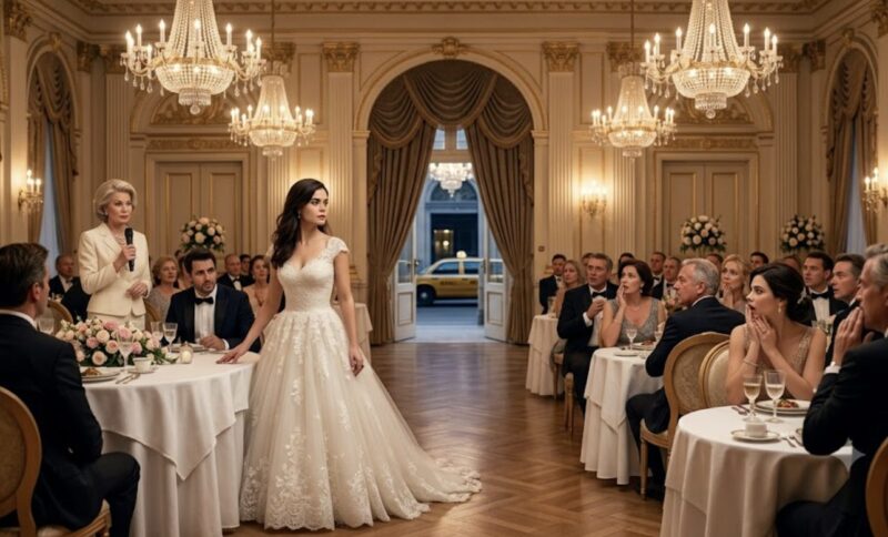 Meine Familie lachte mich auf der Hochzeit meiner Schwester aus – doch als der mächtigste Mann Chicagos eintrat, erstarrten alle!