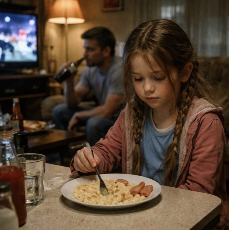 Mein Mann kaufte einen einzigen Burger für 1,49 Dollar, um ihn mit unseren Kindern zu teilen … Als der jugendliche Kassierer ihn verspottete, drehte sich der Bauarbeiter an der nächsten Kasse um und tat etwas, das unser ganzes Leben veränderte.